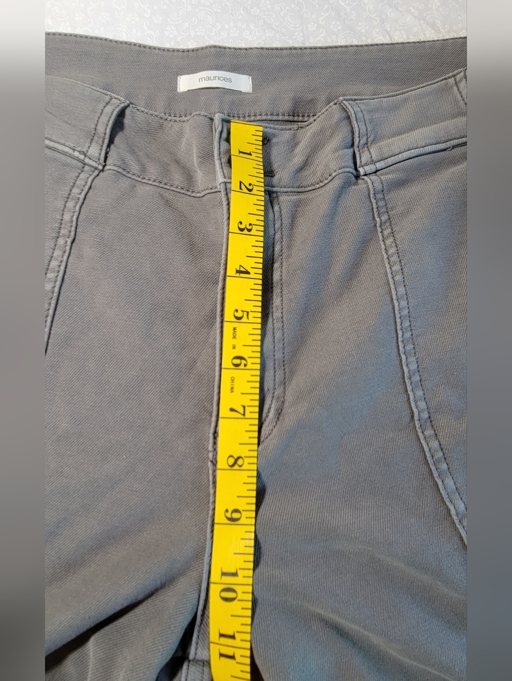 Maurices Gray Utility Pants - Picture 6 of 7